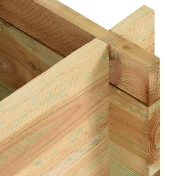 vidaXL Strat &icirc;nălțat legume grădină, 80 cm, lemn de pin tratat