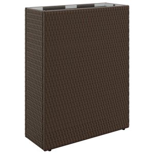 vidaXL Ghiveci &icirc;nalt Maro 55 x 22 x 70 cm poliratan