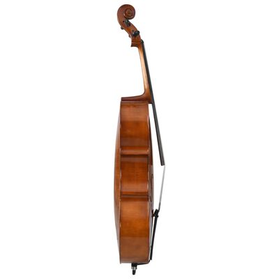 vidaXL Set complet violoncel cu husă, arcuș păr natural, lemn 4/4