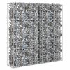 vidaXL Perete gabion cu capace, 80 x 20 x 100 cm, oțel galvanizat
