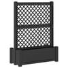 vidaXL Ghiveci mare cu trellis Antracit 99,5 x 43 x 133,5 PP