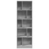 vidaXL Bibliotecă, gri beton, 57x28,5x174 cm, lemn prelucrat