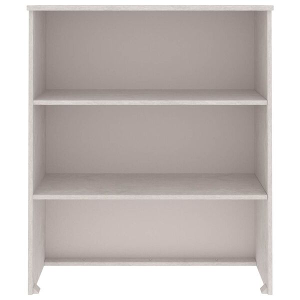 vidaXL Raft superior comodă „HAMAR” alb, 85x35x100 cm, lemn masiv pin