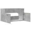 vidaXL Dulap de chiuvetă baie gri beton, 90x38,5x46 cm, lemn prelucrat