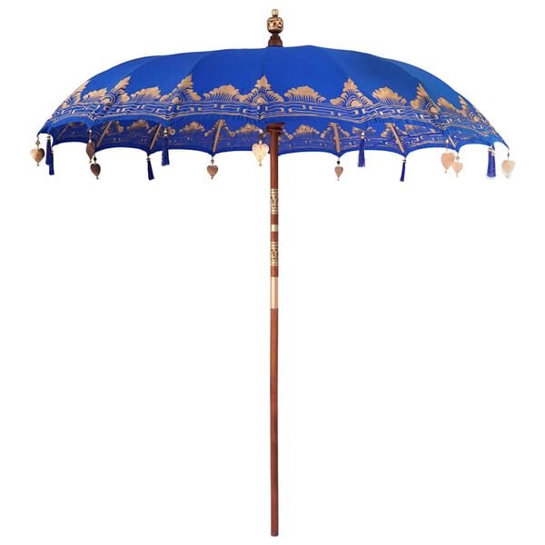 vidaXL Parasol Balinez albastru 215 x 215 x 260 cm
