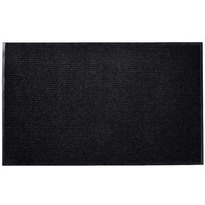 vidaXL Covoraș de ușă, negru, 90x60 cm, PVC