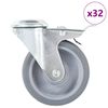vidaXL Roți pivotante cu gaură pentru șurub, 32 buc., 100 mm