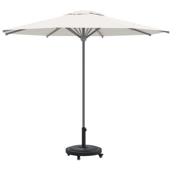 vidaXL Bază pentru umbrelă Art Deco Negru &Oslash; 45 x 39.5 cm Fier