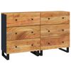 vidaXL Servante, 2 buc., 60x33x75 cm, lemn masiv de acacia