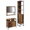 vidaXL Set de mobilier pentru baie 3 buc. Lemn Vechi