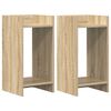 vidaXL Suport pentru plante 2 buc. Stejar Sonoma 30 x 30 x 60 cm