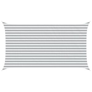 vidaXL P&acirc;nză de umbră Gri deschis și alb. 4,5 x 2,5 m