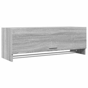 vidaXL Șifonier, gri sonoma, 100x32,5x35 cm, lemn prelucrat