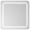 vidaXL Oglinda de baie cu LED, 60x60 cm