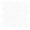 vidaXL Plăcuță cu motive de solzi de pește 10 pcs Alb 30 x 30 cm