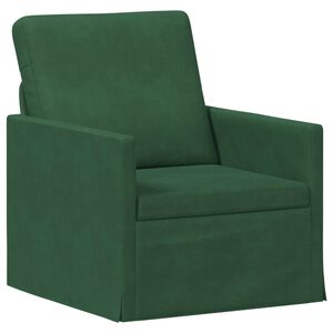 vidaXL Sofa single Verde Junglă 70 x 81 x 82 cm Țesătură din corduroy