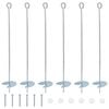 vidaXL Ancoră de Păm&acirc;nt 6 buc. Metal Galvanizat Argintiu