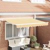 vidaXL Cortina Retractabilă Manual Galben 300 x 200 cm țesătură
