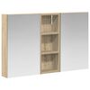 vidaXL Set dulap baie 3 buc. 80 x 10,5 x 50 cm Lemn prelucrat