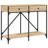 vidaXL Măsuță consolă, stejar sonoma, 100x39x78,5 cm, lemn prelucrat