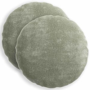 vidaXL Husă pentru pernă 2 buc. HEERLEN Verde &Oslash; 40 cm