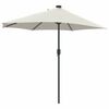 vidaXL Parasol de Grădină Nisipiu 294 x 150 x 223 cm Poliester și oțel
