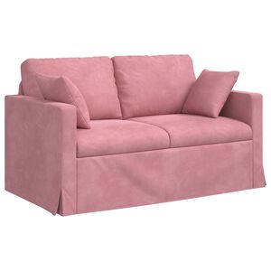 vidaXL Canapea Roz 138 x 78 x 80 cm Catifea