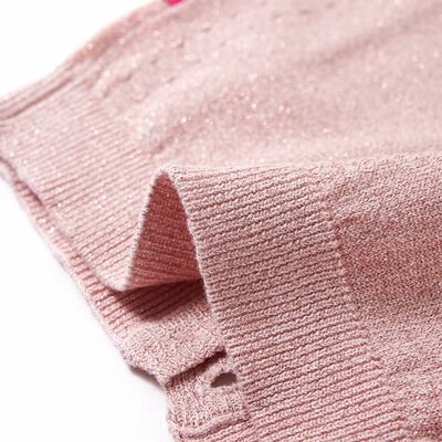 Cardigan pentru copii tricotat, roz deschis, 92
