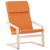 vidaXL Scaun de relaxare, galben &icirc;nchis, material textil