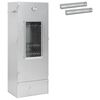 vidaXL Cuptor pentru Fumat 3 buc. 44,5 x 29 x 110 cm Oțel galvanizat