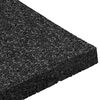 vidaXL Pat din granulate de cauciuc Negru 9 x 9 x 1 cm Cauciuc