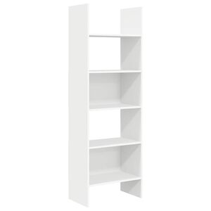 vidaXL Bibliotecă, alb, 60x35x180 cm, lemn prelucrat