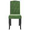 vidaXL Scaune de bucătărie, 4 buc., verde &icirc;nchis, catifea