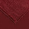 vidaXL Pături de aruncat 6 pcs Roșu Bordeaux 130 x 150 cm Molton