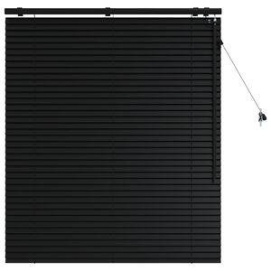 vidaXL Jaluzea venetiană Negru 110 x 130 cm 35 mm