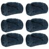 vidaXL Pături de aruncat 6 buc. Albastru marin 130 x 150 cm 3.04