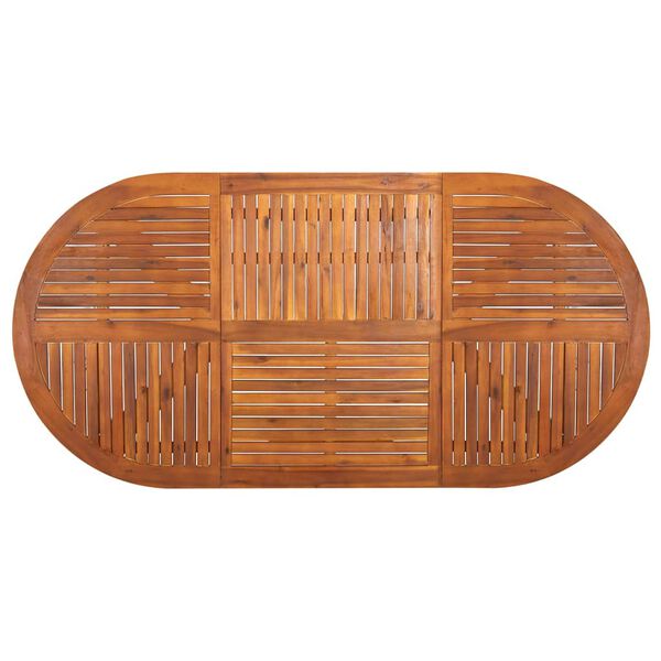 vidaXL Set mobilier pentru grădină, 7 piese, gri