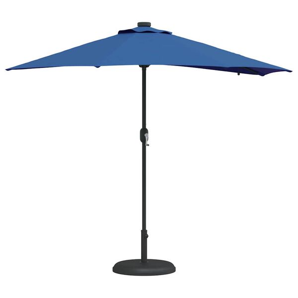 vidaXL Parasol de Grădină albastru 294 x 150 x 223 cm țesătură
