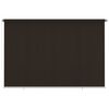 vidaXL Jaluzea tip rulou de exterior, maro, 350x230 cm, HDPE