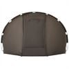vidaXL Cort de pescuit pentru 5 persoane, maro, impermeabil