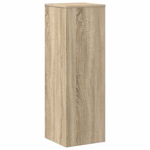 vidaXL Suport de plante, stejar sonoma, 33x33x100 cm, lemn prelucrat