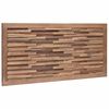 vidaXL &Icirc;ntăritură de pat natural Lemn solid de tec