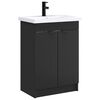vidaXL Set de mobilier pentru baie Negru 78,5 x 37,5 x 81 cm