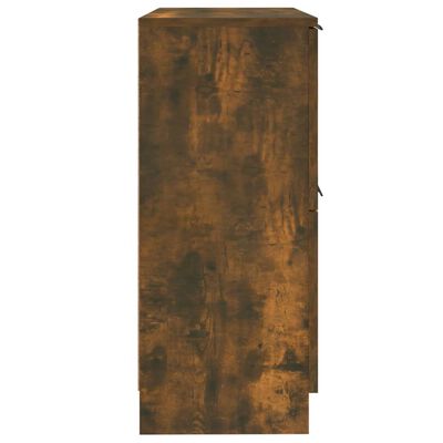 vidaXL Servante, 2 buc., stejar fumuriu, 30x30x70 cm, lemn prelucrat