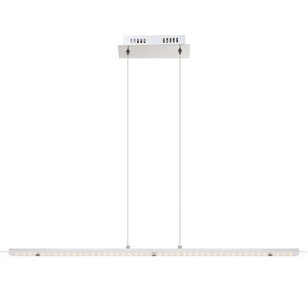 GLOBO Lampă suspendată LED &bdquo;LIGURIA&rdquo;, crom și sticlă, 67804-18H