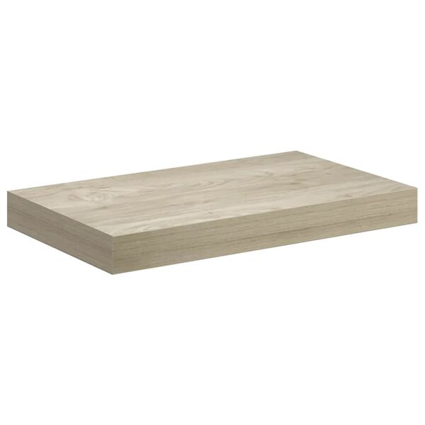 vidaXL Raft de perete suspendat, stejar, 40x23x3,8 cm, MDF