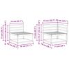 vidaXL Set de canapele de exterior 8 pcs natural Lemn Solid de Acacia