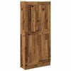 vidaXL Dulap &icirc;nalt, lemn vechi, 82,5x30,5x185 cm, lemn prelucrat