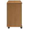 vidaXL Cabinet mobil Maro miere 63,5 x 39 x 65,5 cm Lemn de pin masiv