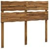 vidaXL Tăblie de pat cu margini naturale ROSTOCK natural 150 cm